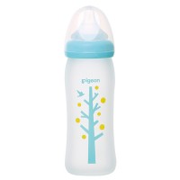 Pigeon Limited Edition Silicon Baby Nursing Bottle with M Teat 240ml - Tree